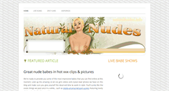 Desktop Screenshot of naturalnudes.info